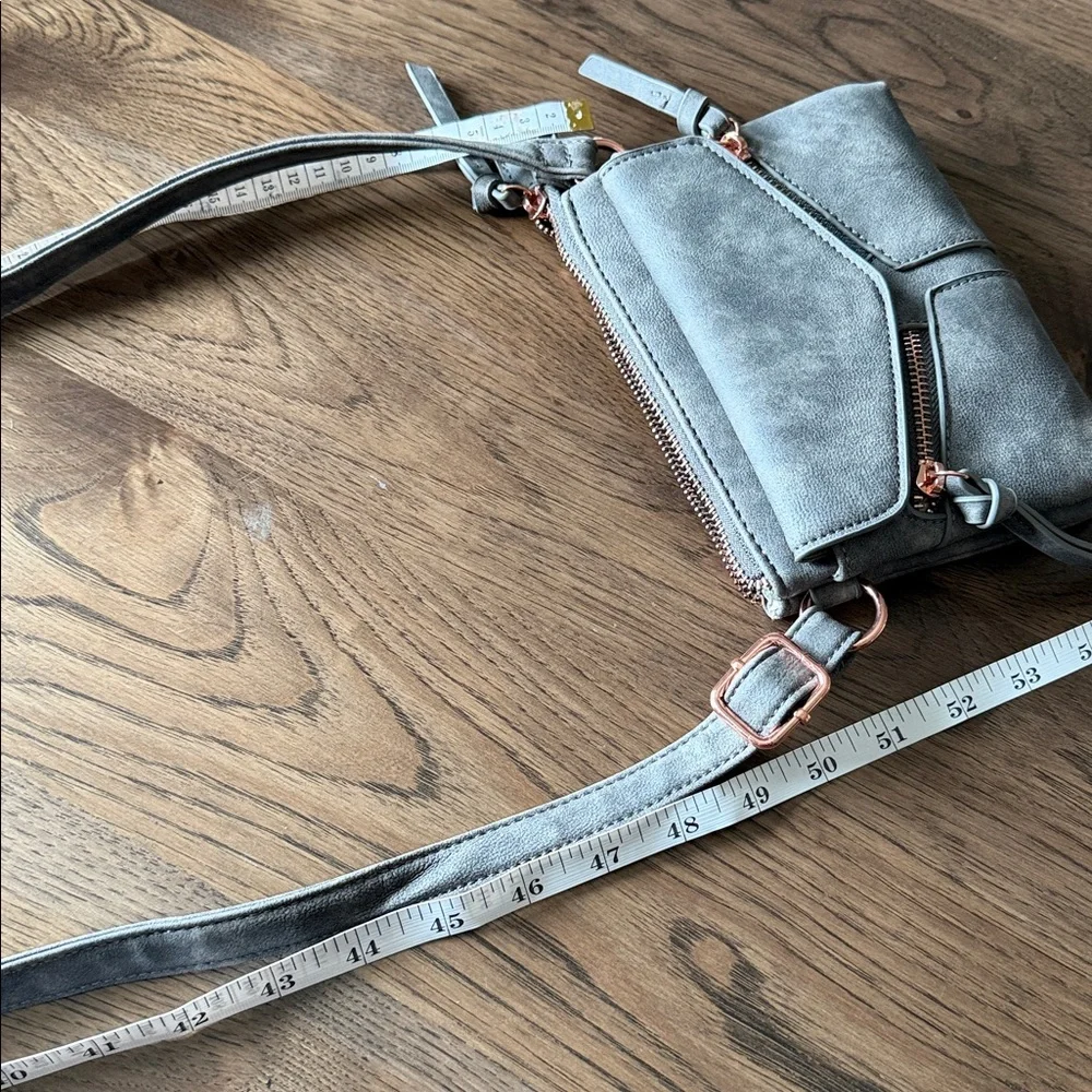 Crossbody Women's Grey Small Purse
